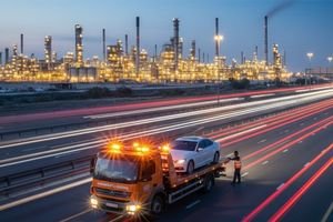 24 7 vehicle recovery service Jubail Fast Recovery