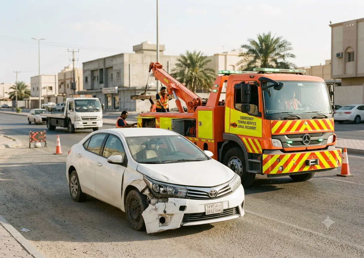 Emergency Tow Truck Near Jubail