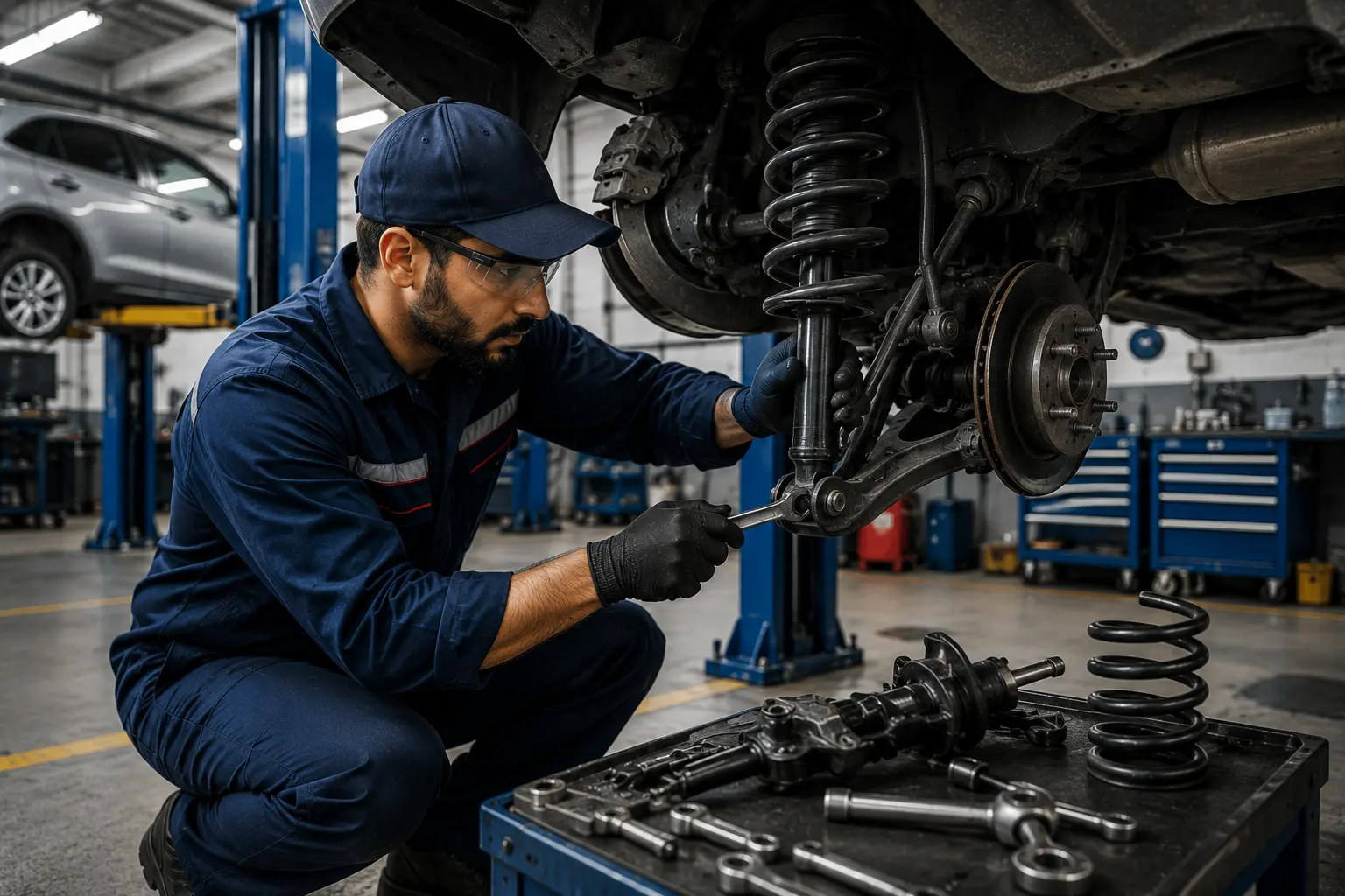 Suspension system repair workshop jubail