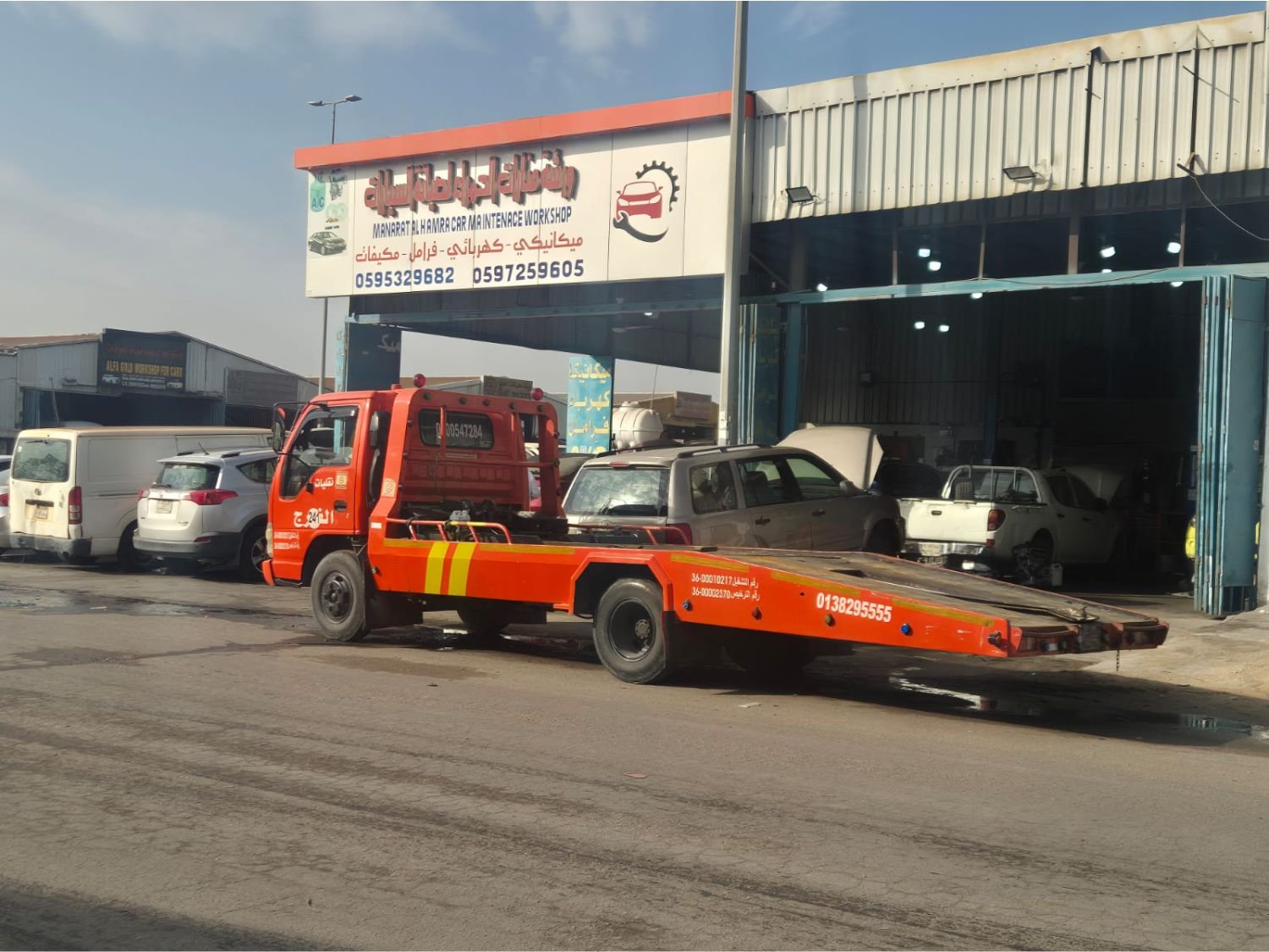 Car towing service in Jubail