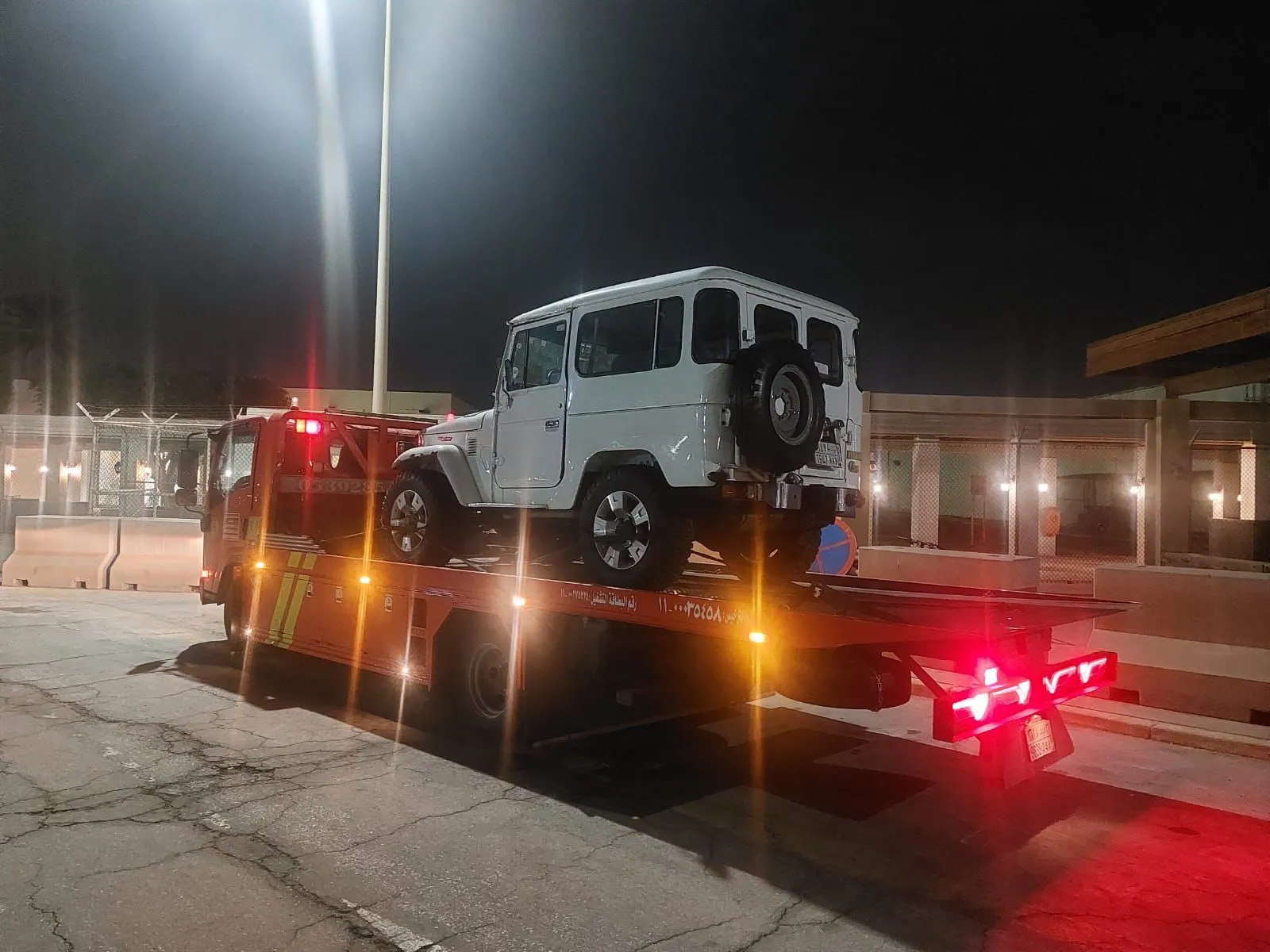 Jubail Industrial City Flatbed Truck Number