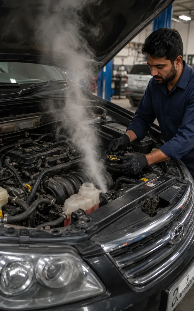 Repairing engine overheating and leakage problems
